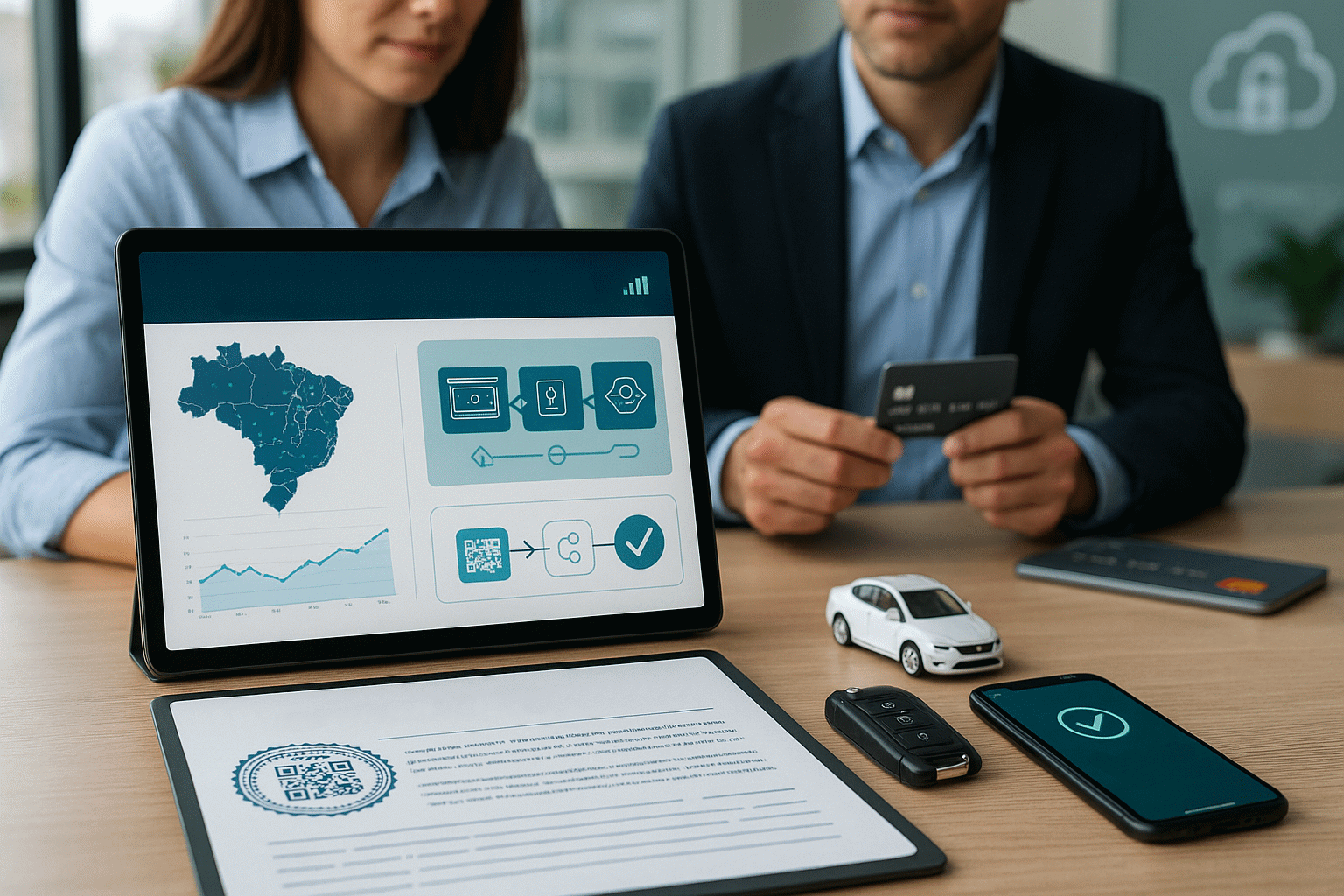 Plataforma digital de transferência de veículos